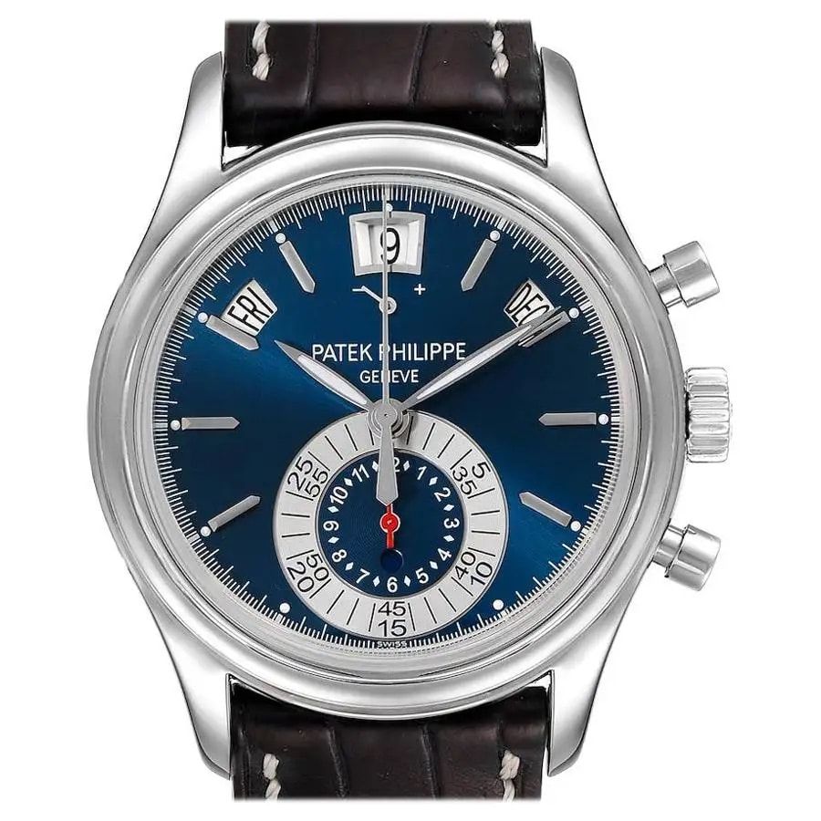 Patek Philippe, Komplizierte Uhr, Jahreskalender-Uhr, Weißgold